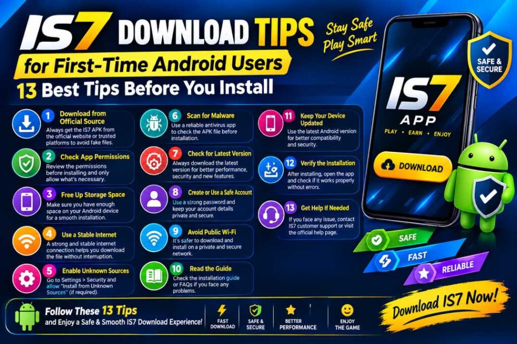 IS7 Download Tips for First-Time Android Users – 13 Best Tips Before You Install