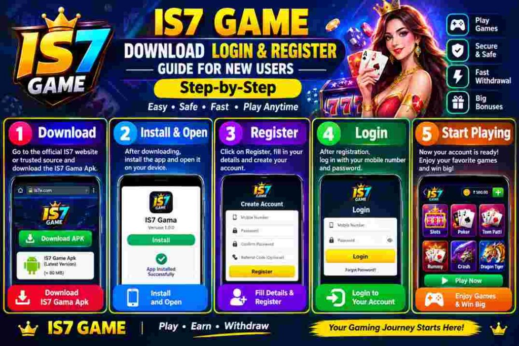 IS7 Game Download Login and Register Guide for New Users Step by Step