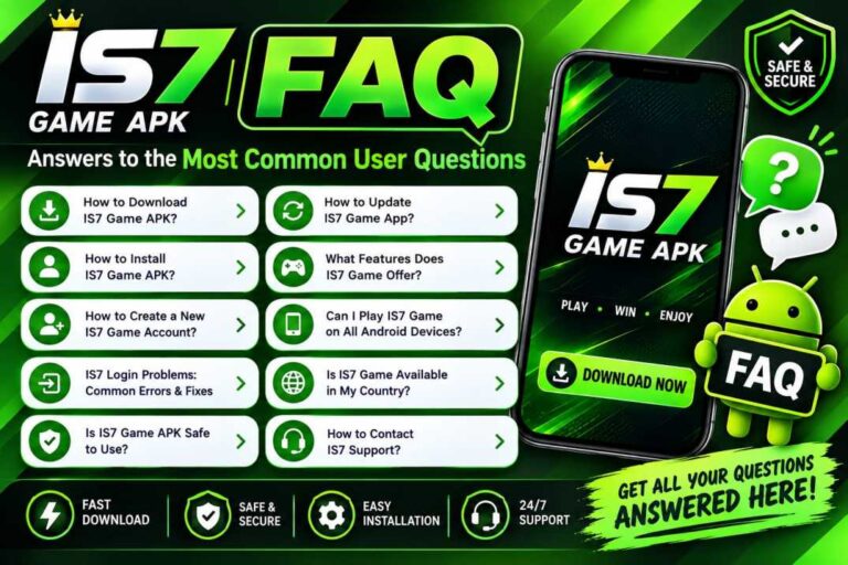 IS7 Game APK FAQ – Common Questions About Download, Installation, Login and Updates