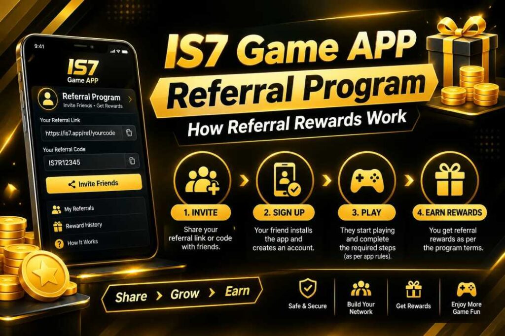 IS7 Game App Referral Program – How Referral Rewards Work